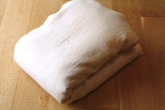 シルク真綿肌掛け布団カバーセット(コットンリバーシブルガーゼ)